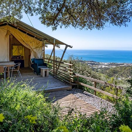 Campo Agave Luxury Tents Sayalonga Eksteriør billede