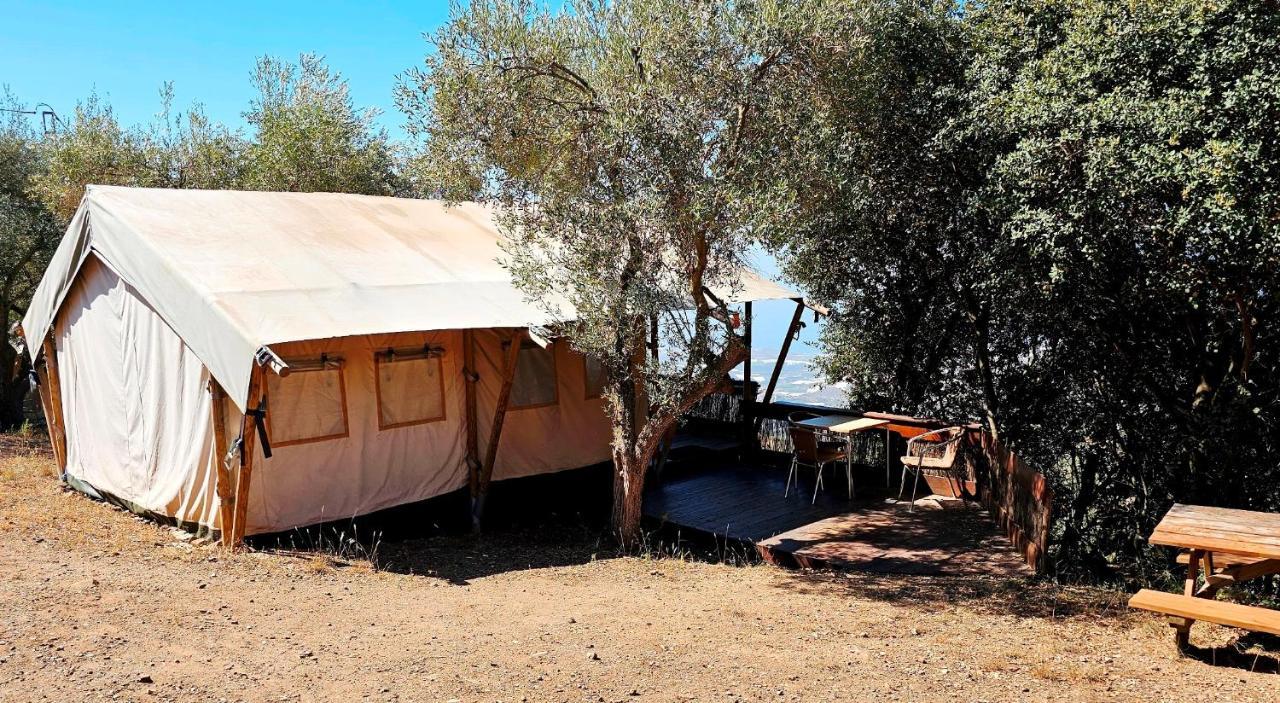 Campo Agave Luxury Tents Sayalonga Eksteriør billede